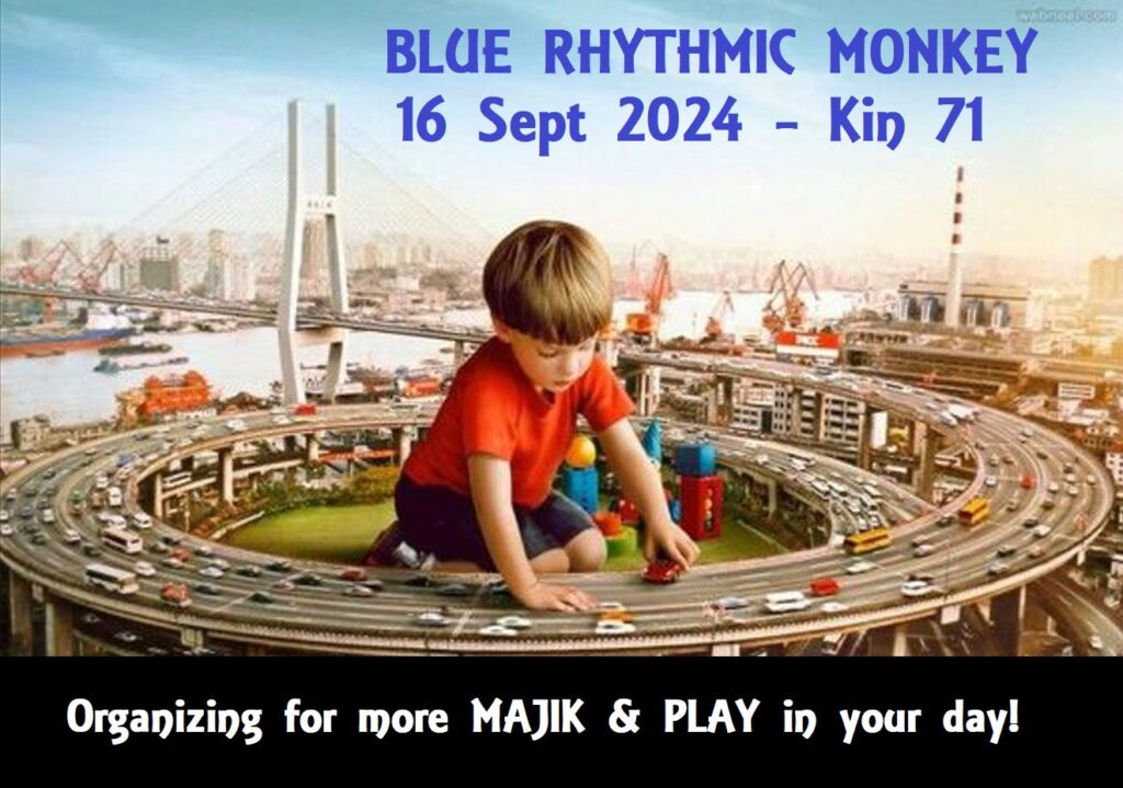 BLUE RHYTHMIC MONKEY