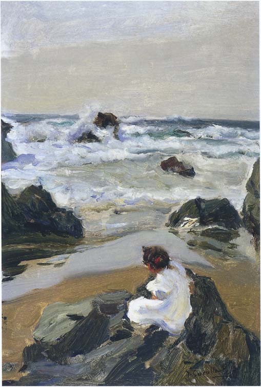 Elenita at the Beach, Asturias