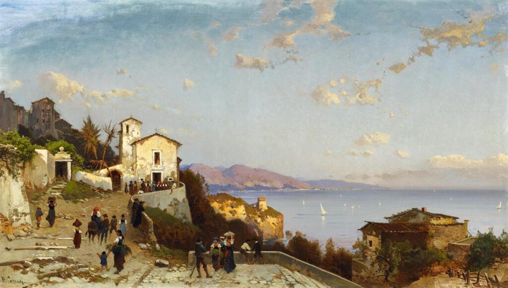 Mountain Village on the Ligurian Coast