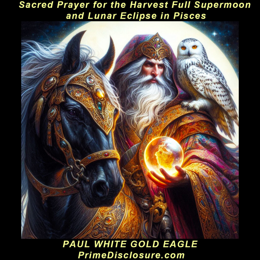 Sacred Prayer for the Harvest Full Supermoon and Lunar Eclipse in Pisces