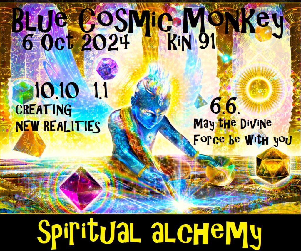 BLUE COSMIC MONKEY