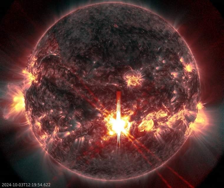 LARGEST FLARE OF SOLAR CYCLE 25 SO FAR