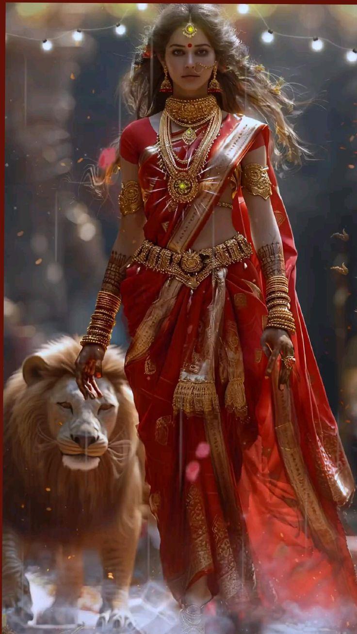 Maha Mata Durge Ma Sherawali - the Lioness Goddess