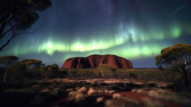 Northern Lights Uluru