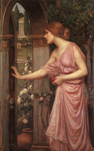 Psyche entering Cupid's Garden