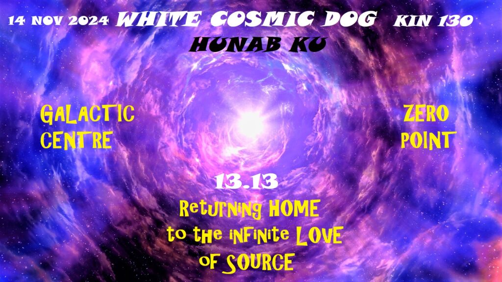 WHITE COSMIC DOG