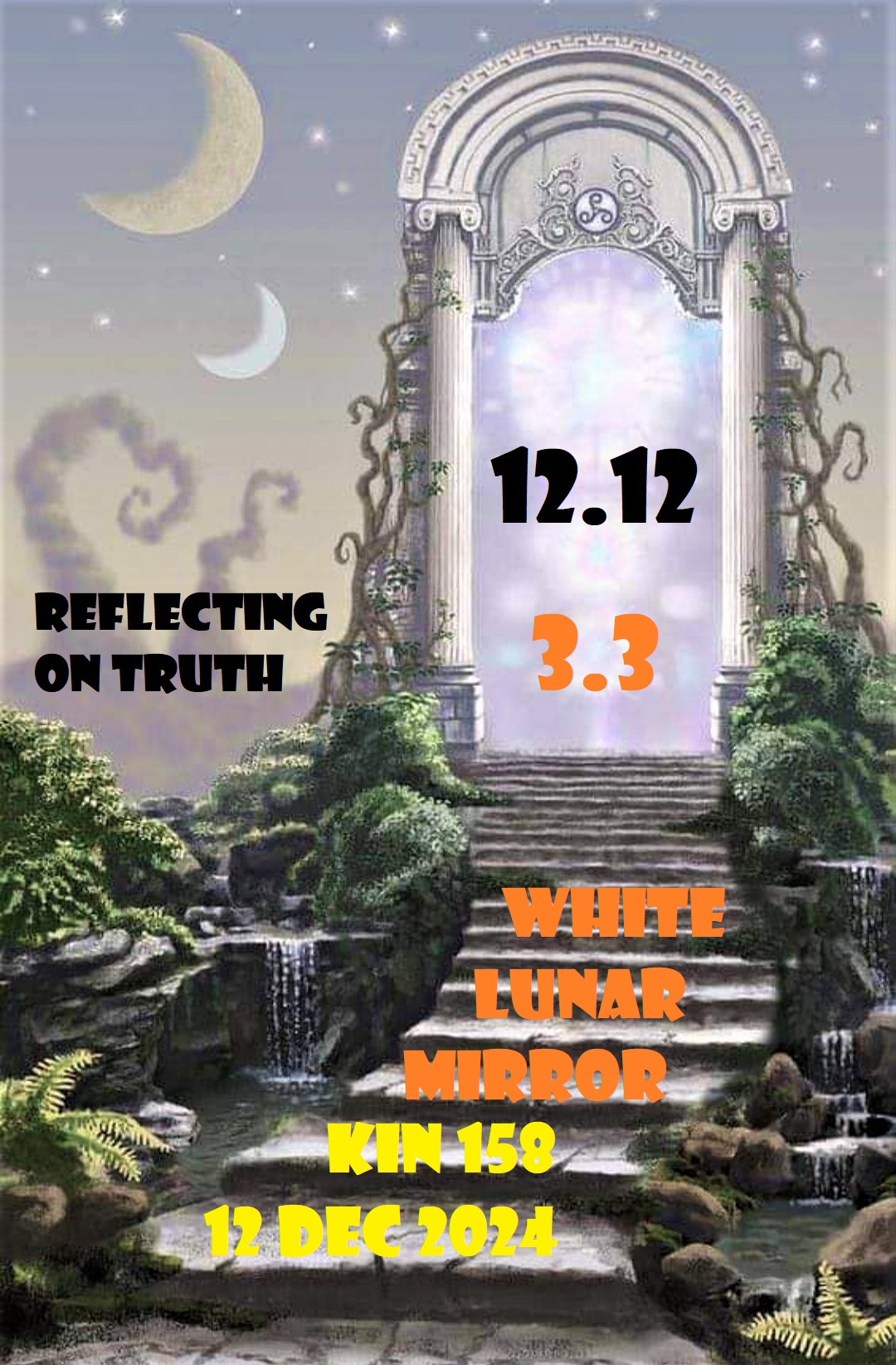 WHITE LUNAR MIRROR