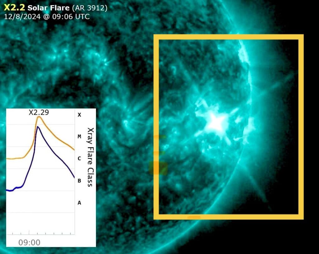 X2.2 SOLAR FLARE ALERT