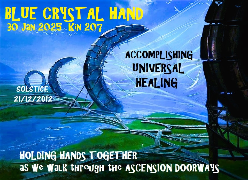 BLUE CRYSTAL HAND