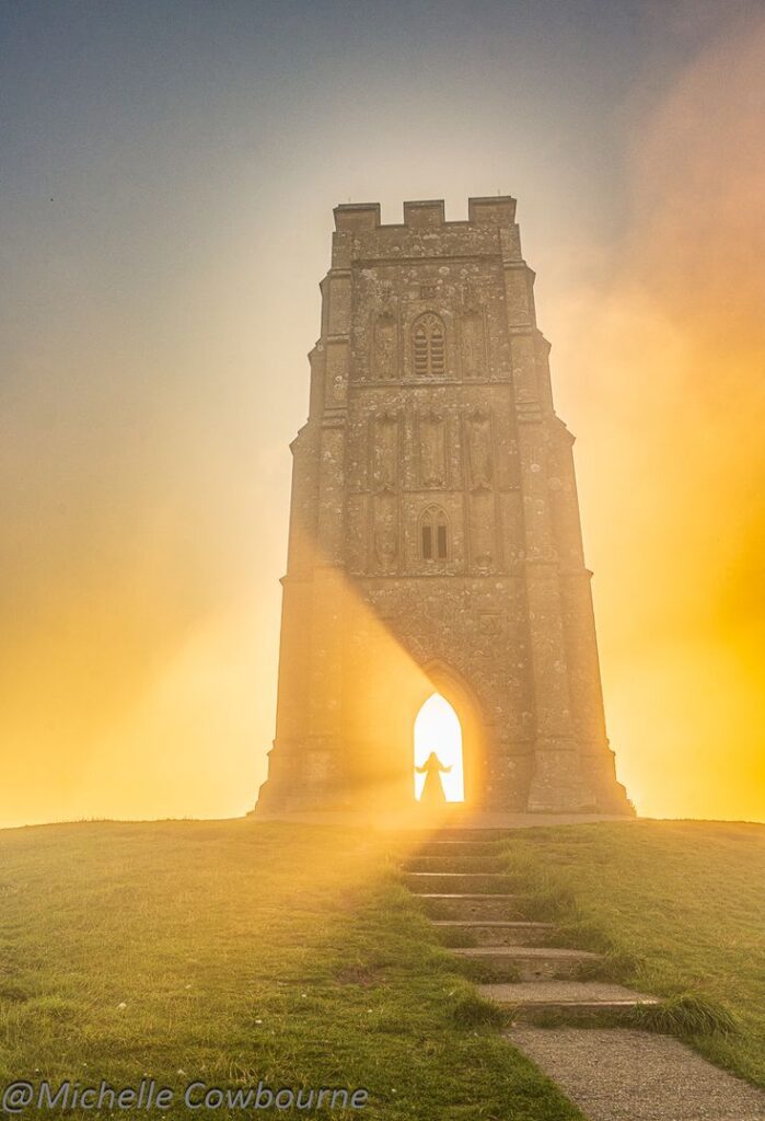 Glastonbury Tor this morning at sunrise