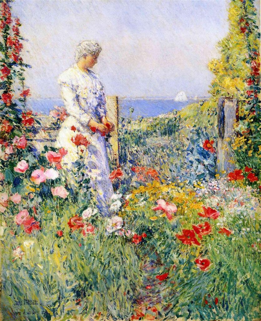 Celia Thaxter in Her Garden