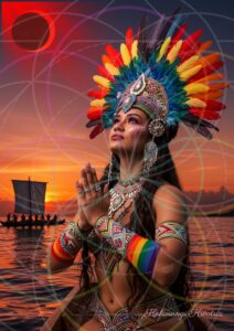 Read more about the article Cosmic Portal of No Return ~ Equinox and the Expansion of the Violet Flame * Golden Christ Human Beings  ~ Gene Key 46: Ecstasy