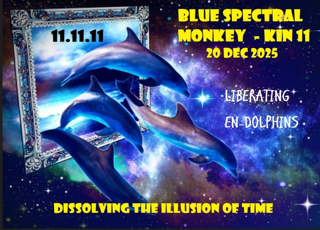 BLUE SPECTRAL MONKEY