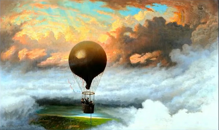 A Balloon in Mid-Air