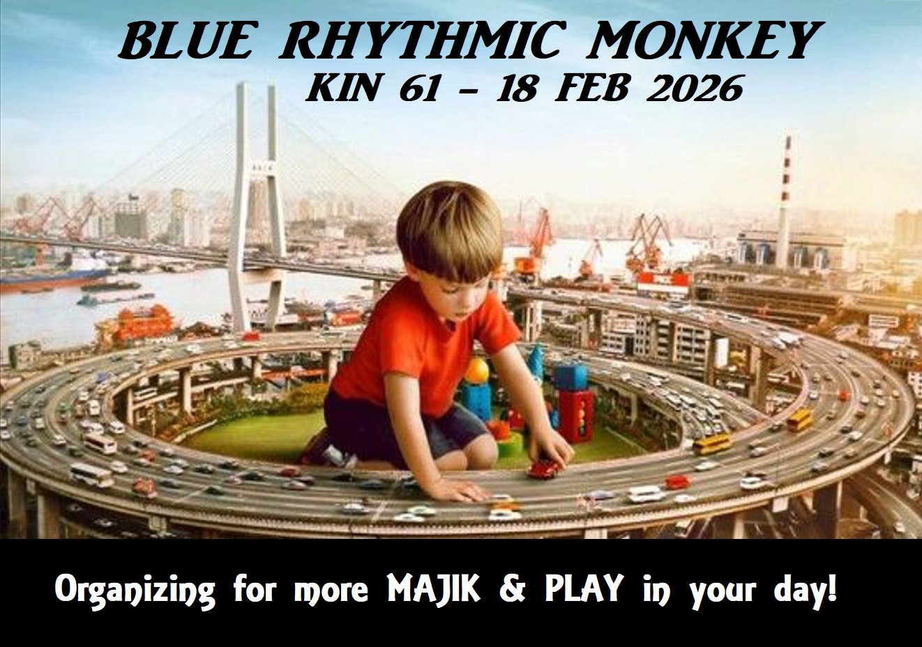 BLUE RHYTHMIC MONKEY
