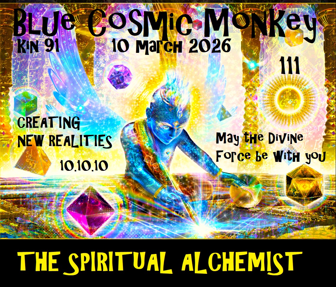 BLUE COSMIC MONKEY