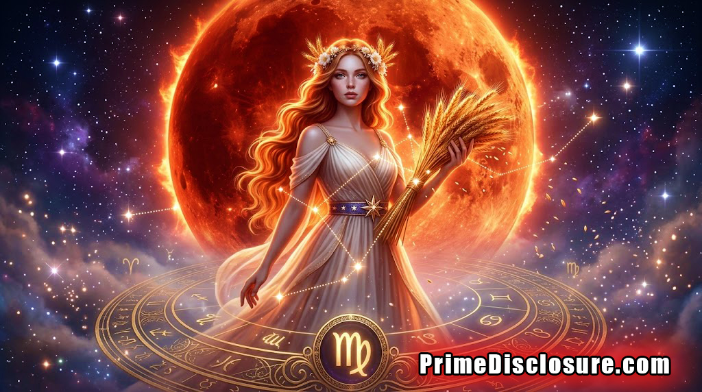 Full Blood Moon Total Lunar Eclipse in Virgo