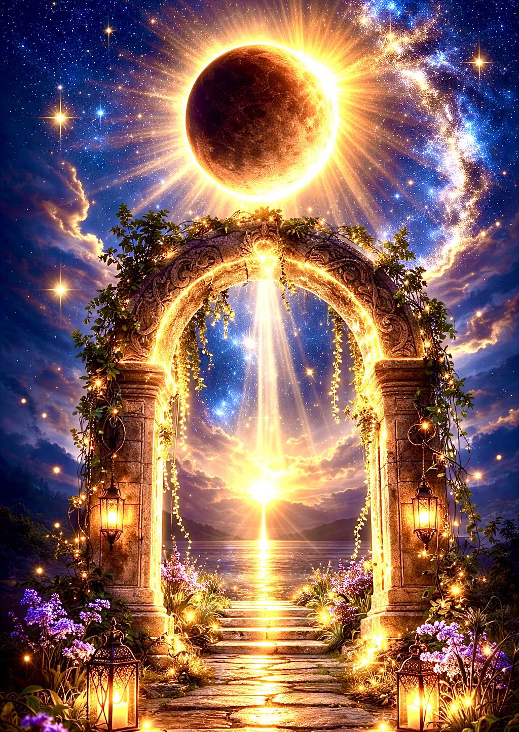 THE LUNAR ECLIPSE AND FULL MOON IN VIRGO