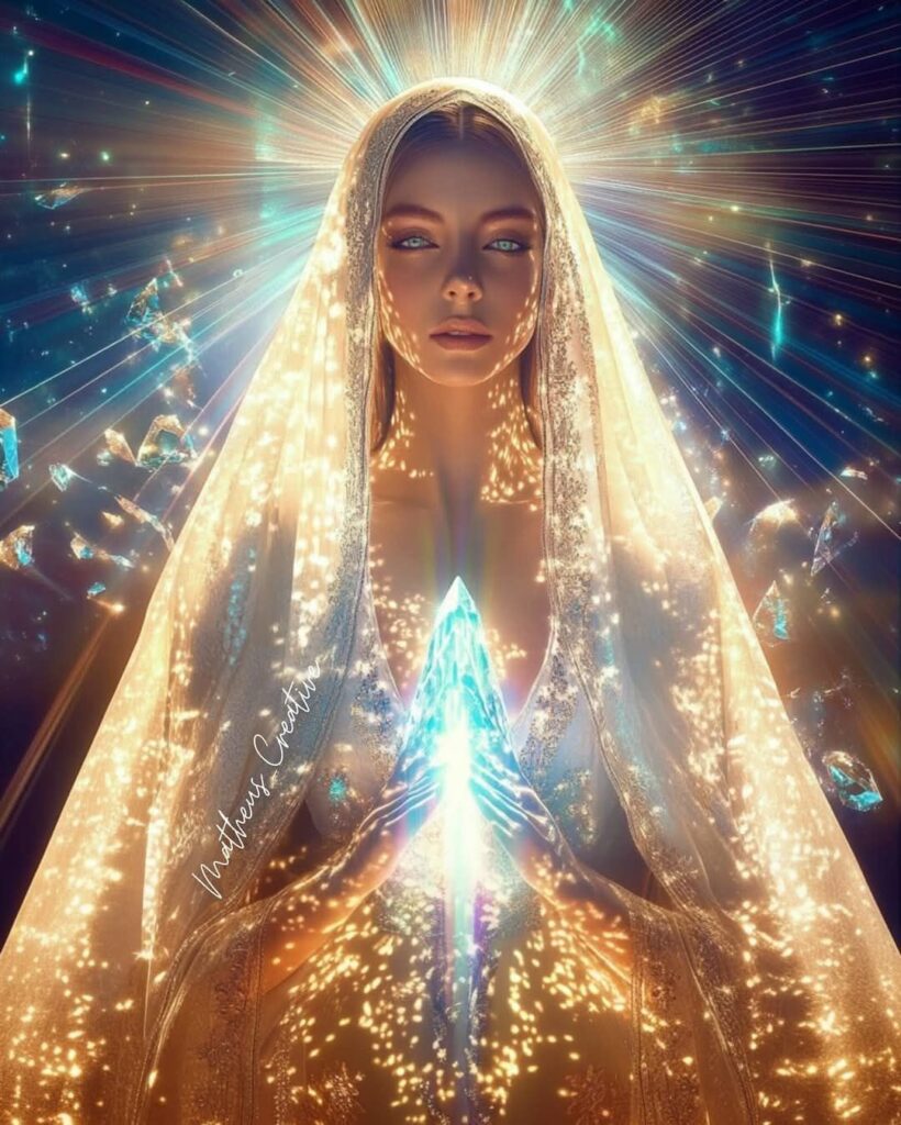 Huge waves of pure white energy