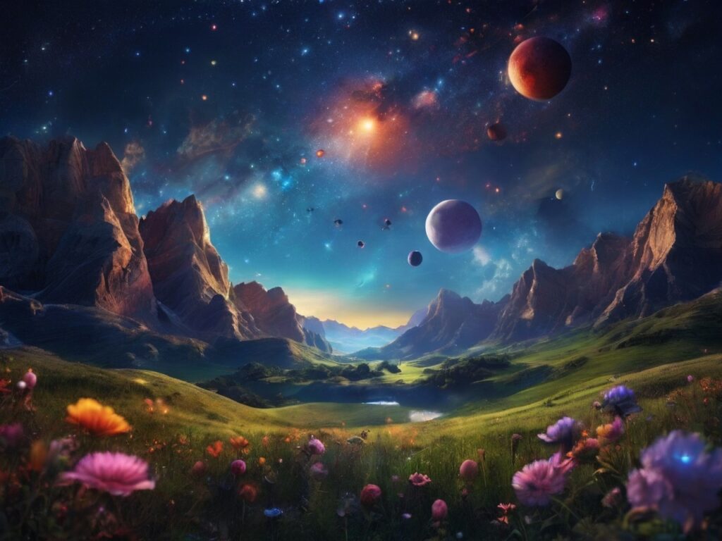 Mercury, ruler of thoughts and ideas, in conjunction with Neptune, ruler of imagination and inspiration, both in activating Aries