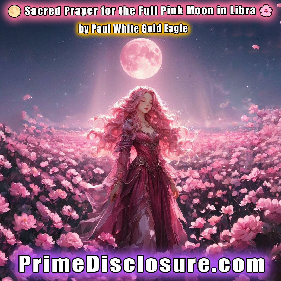 🌕 Sacred Prayer for the Full Pink Moon in Libra 🌸