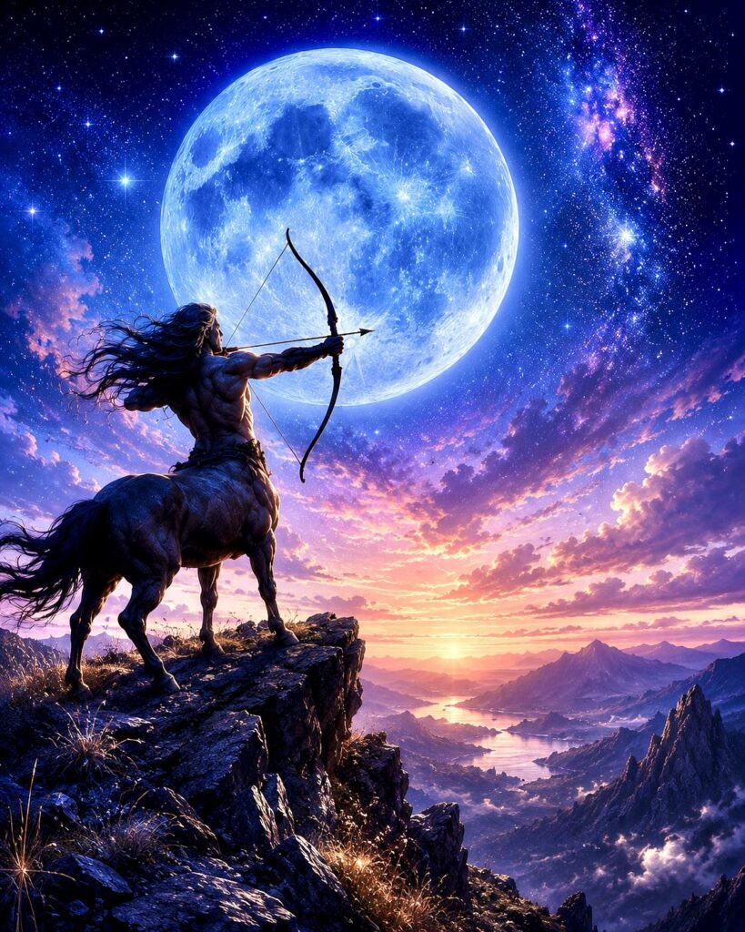 BLUE MOON IN SAGITTARIUS