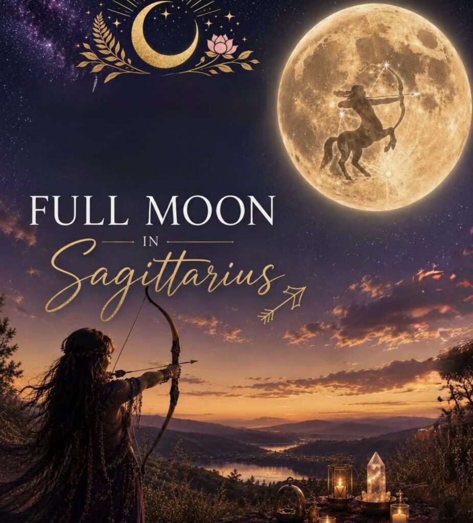 Blue Full Moon in Sagittarius