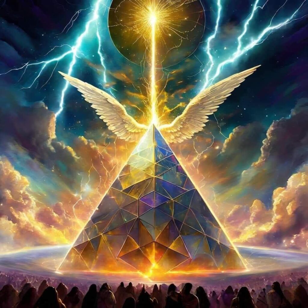 Intergalactic Pyramid Grids