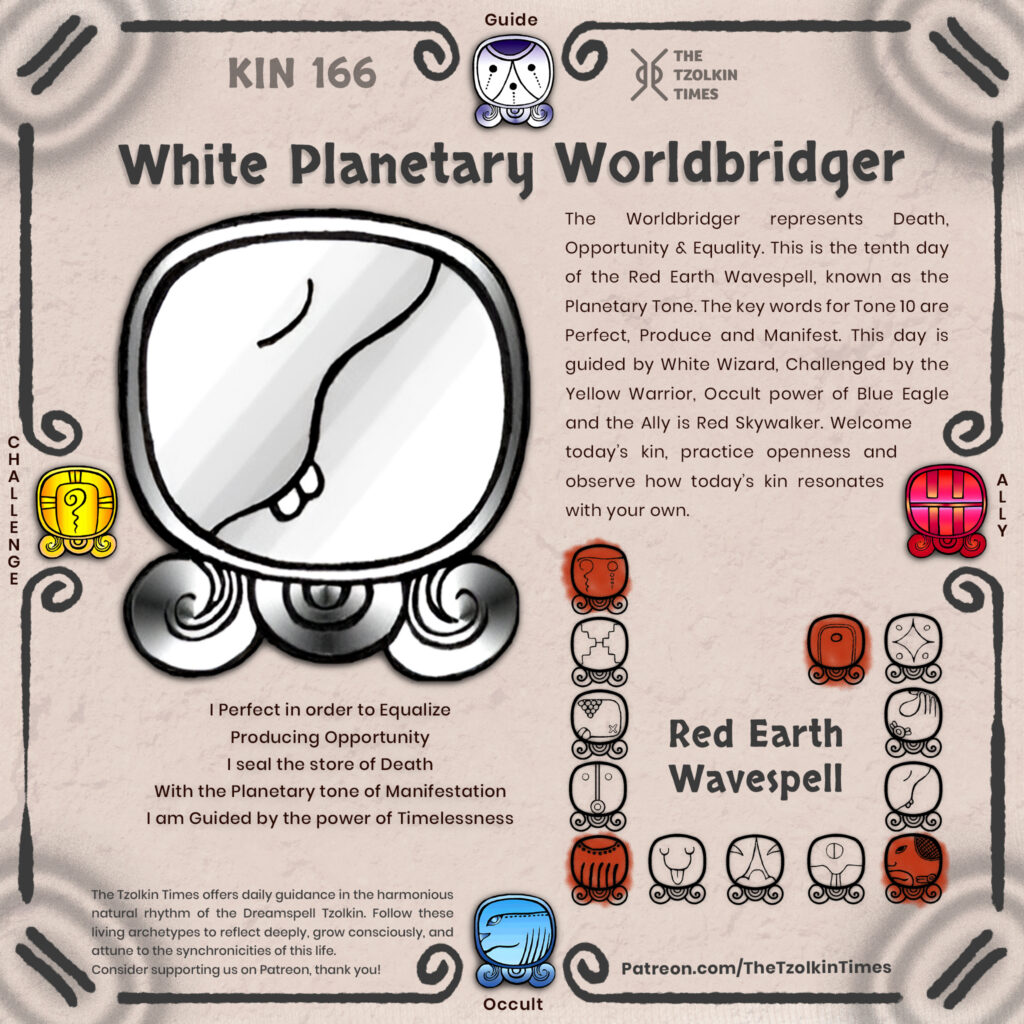 Kin 166 ~ White Planetary Worldbridger