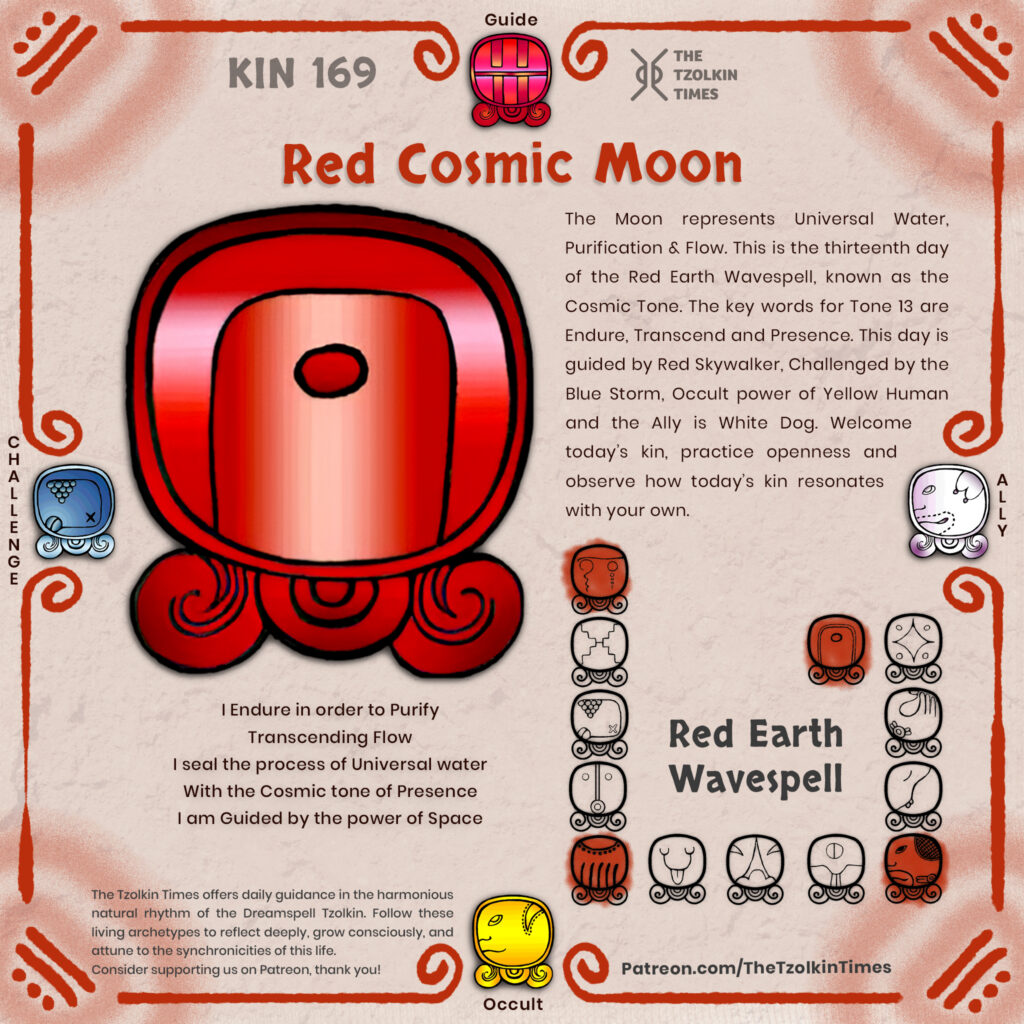 Kin 169 ~ Red Cosmic Moon