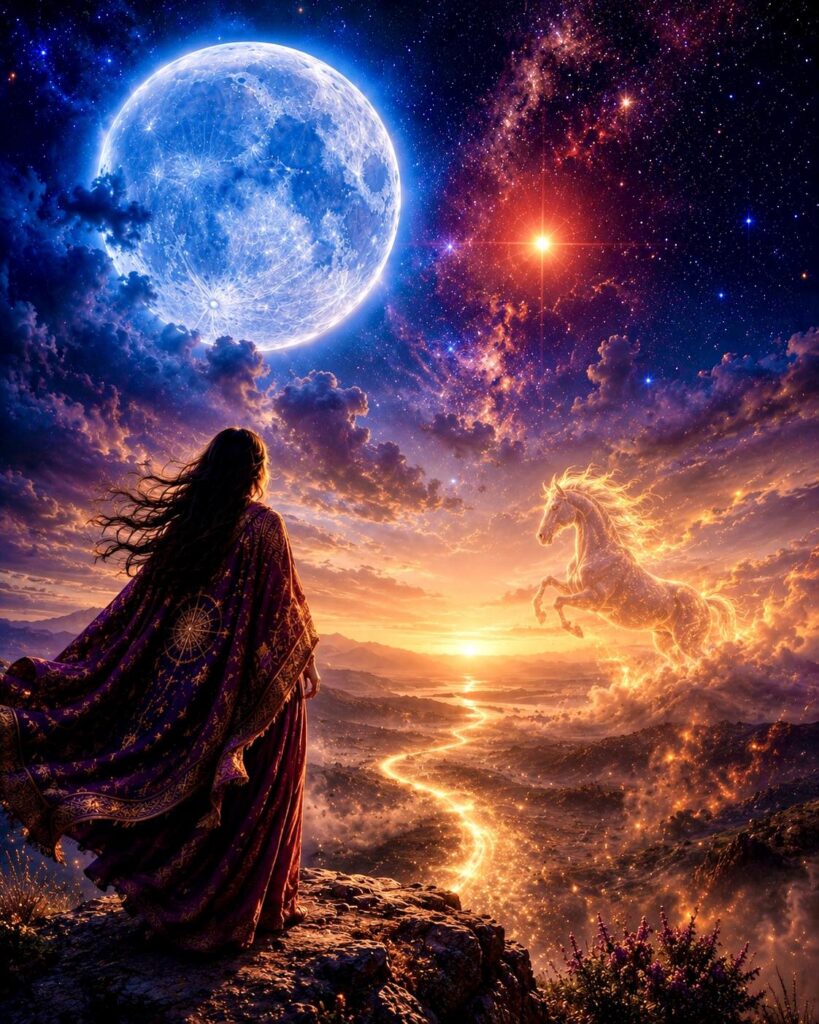 THE BLUE MOON IN SAGITTARIUS