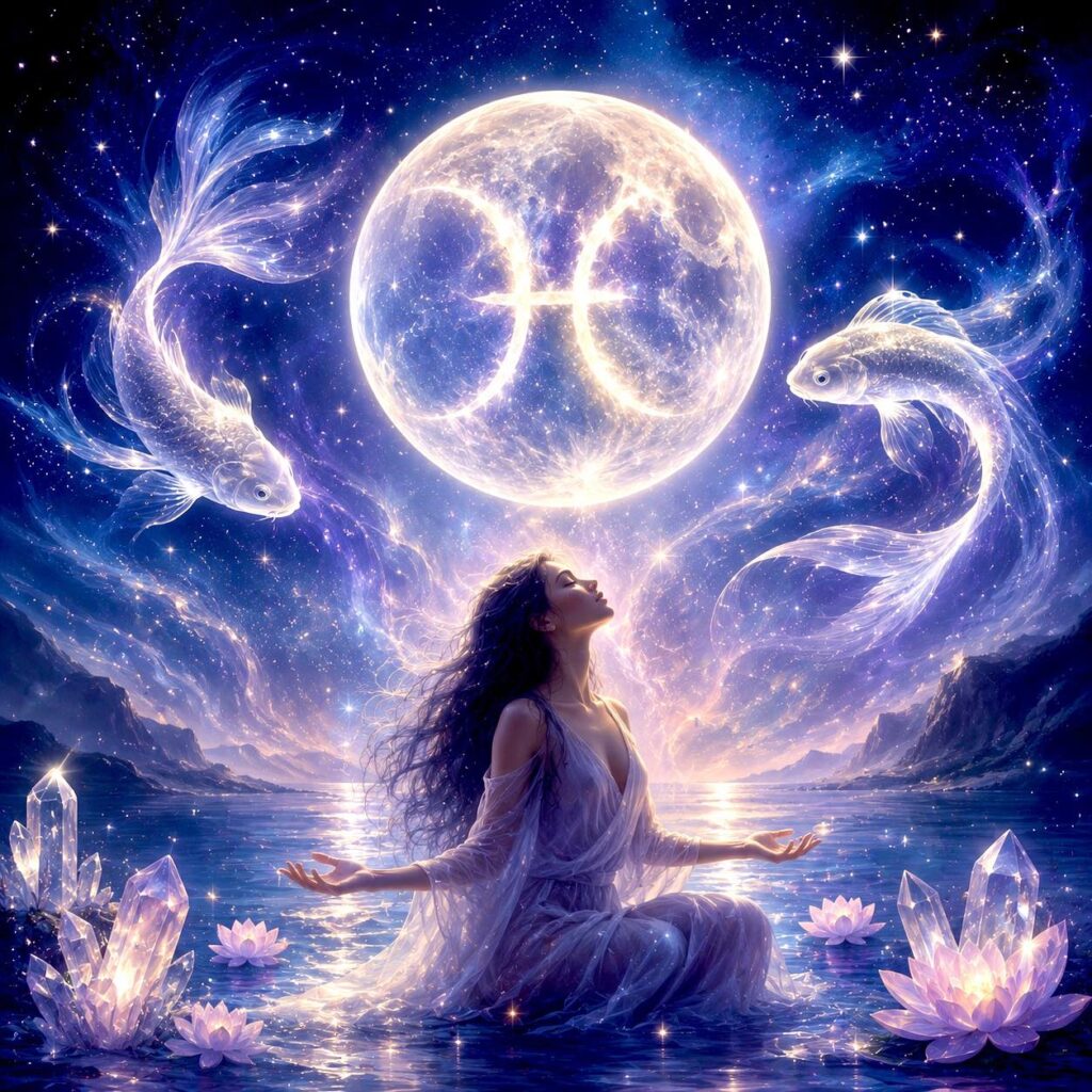 The Moon moving into Pisces
