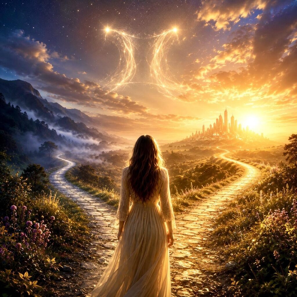 A NEW FUTURE IS OFTEN CHOSEN BEFORE IT IS SEEN