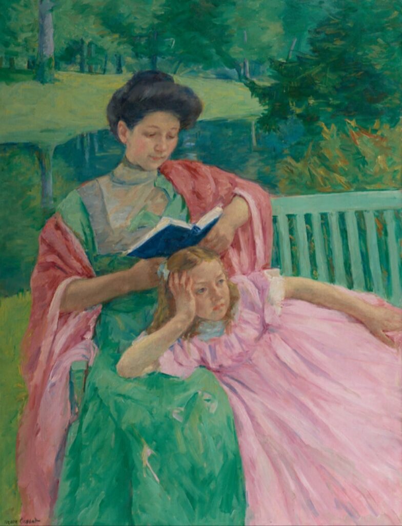 Auguste Reading to Her Daughter