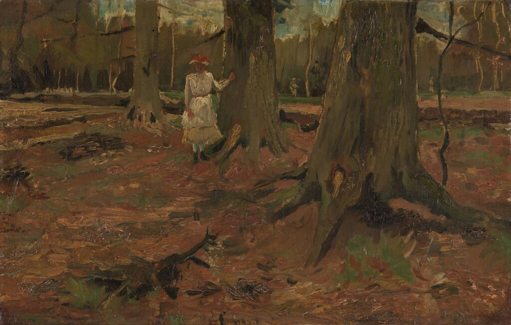Girl in a Wood
