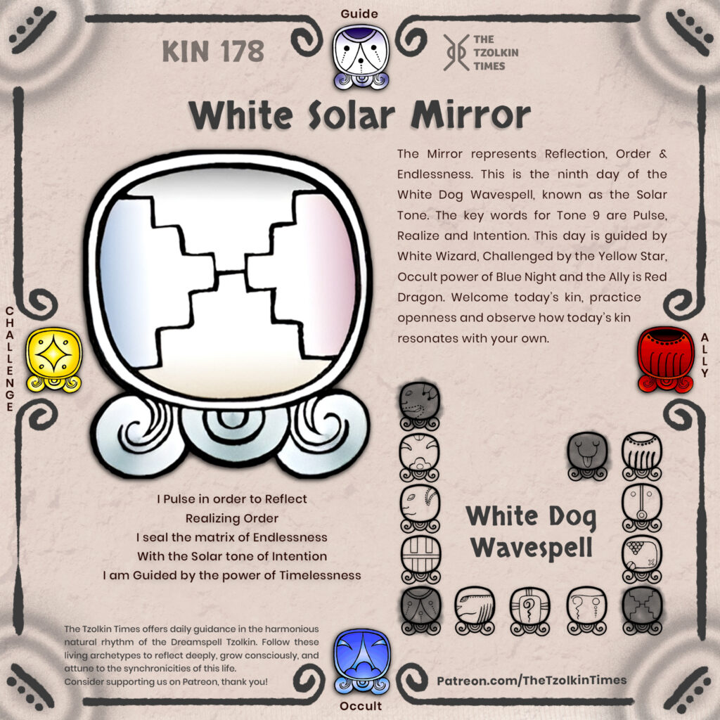 Kin 178 ~ White Solar Mirror