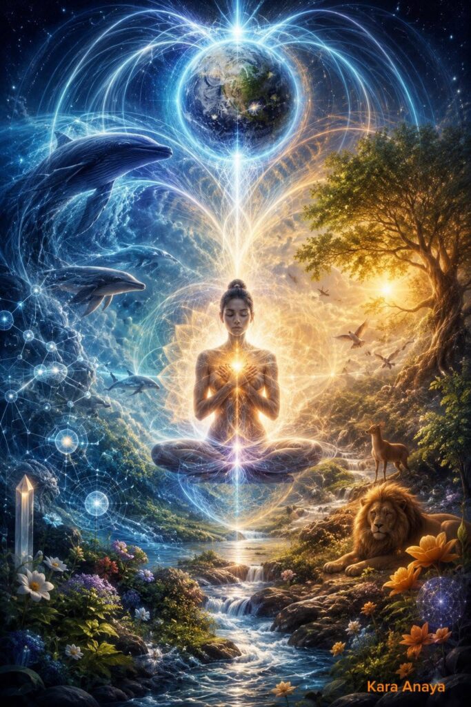 The Goddess is walking her Children on the Earth home