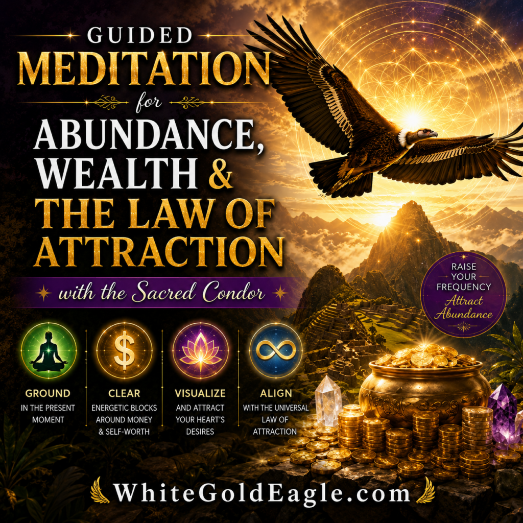Guided Meditation for Abundance, Wealth & the Law of Attraction ✨ with the Sacred Condor