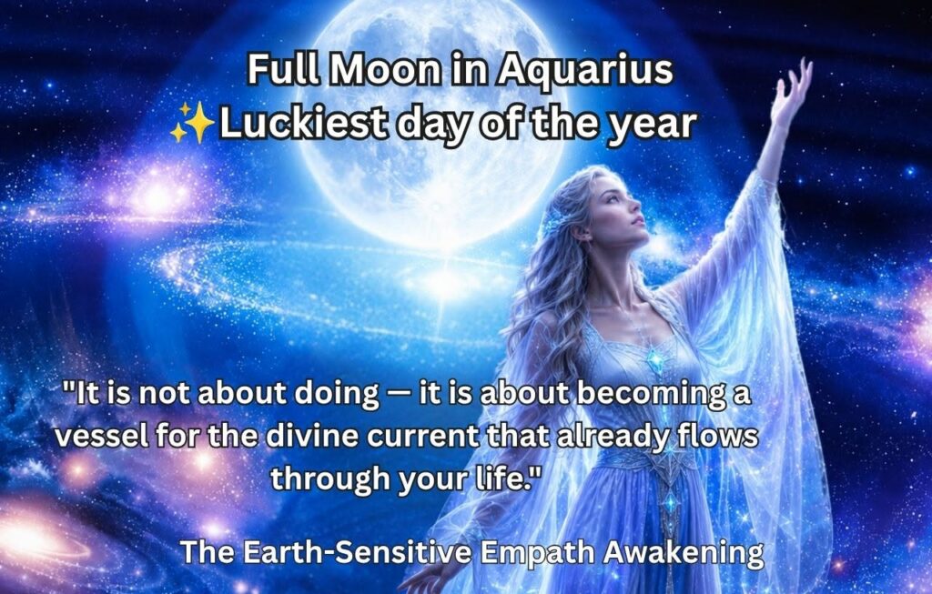 July 29 Full Moon in Aquarius
