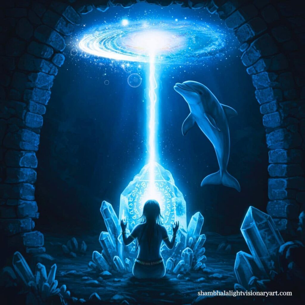 The Arcturians use Water to Seed their Crystals