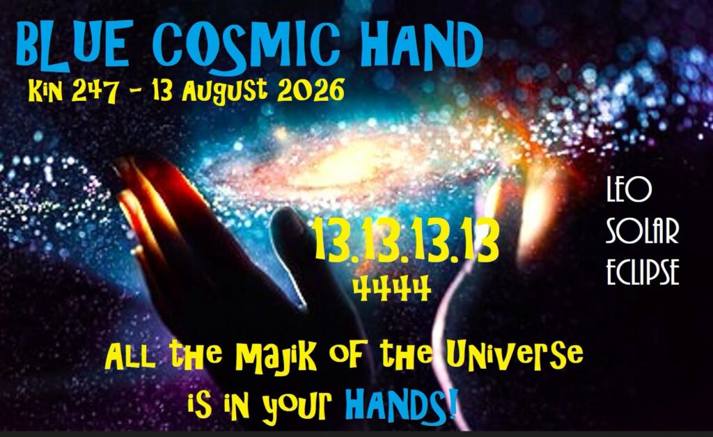 BLUE COSMIC HAND