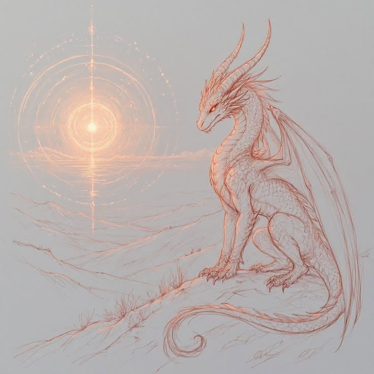 A Mother Dragon salutes us