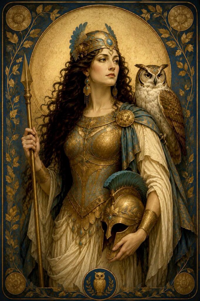 Pallas is the goddess of wisdom