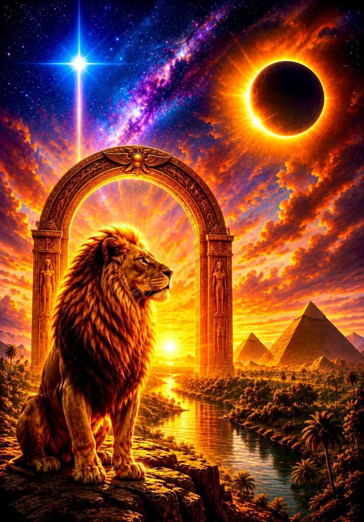 TODAY THE LION’S GATE INVITES YOU TO LET IT SHINE