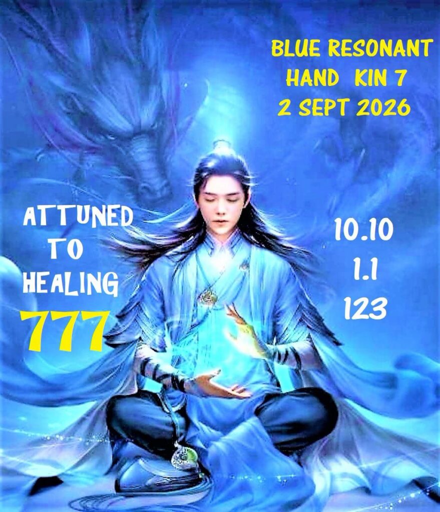 BLUE RESONANT HAND