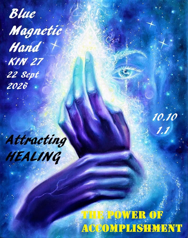 BLUE MAGNETIC HAND