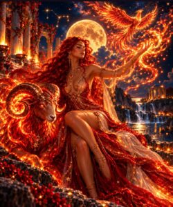 Read more about the article FULL FIRE HARVEST MOON – ARIES EQUINOX GATE * The Perfect Paradox ~ Entering the Great Mount Zion ~ Home in the Garden of Eden
