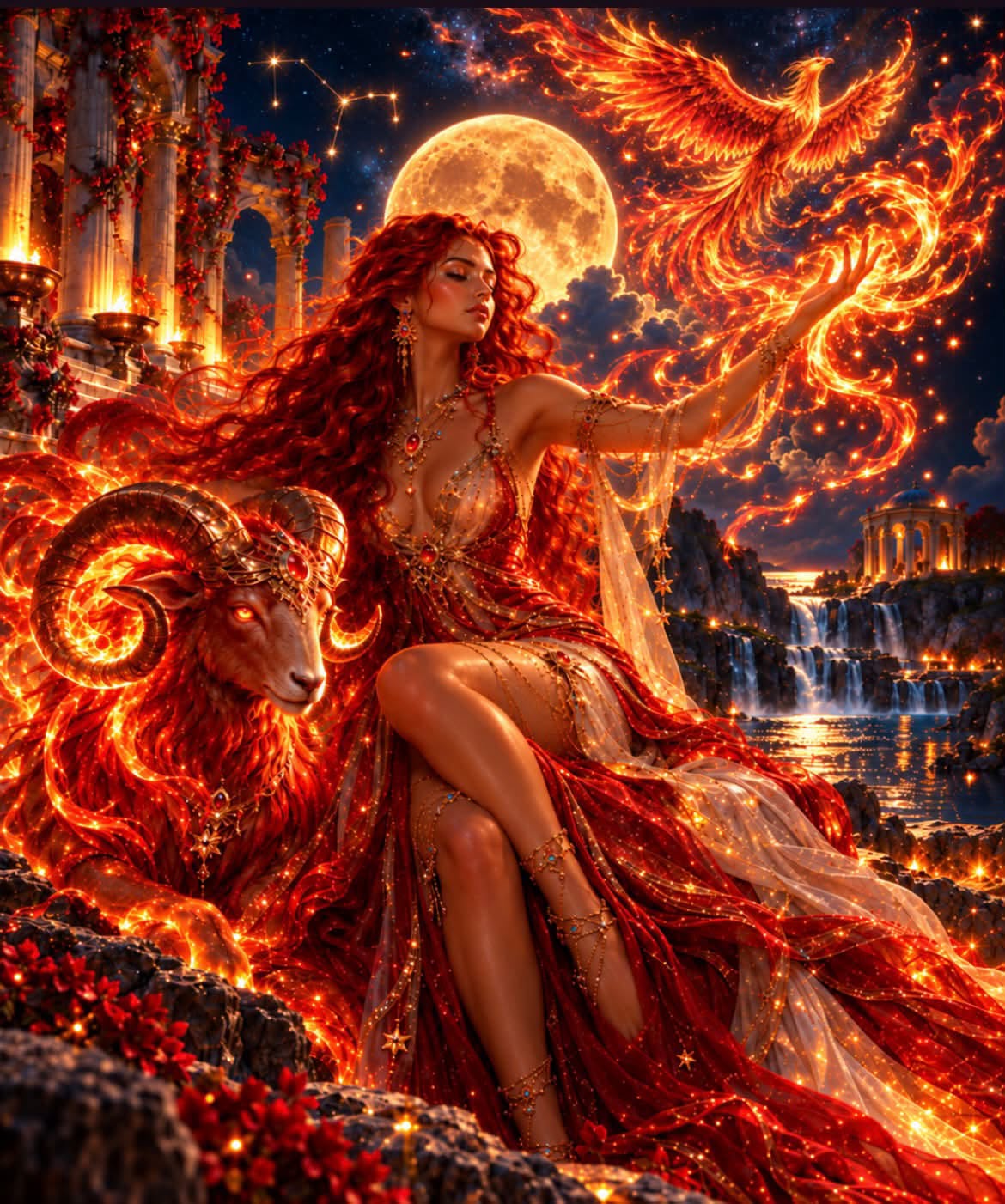 You are currently viewing FULL FIRE HARVEST MOON – ARIES EQUINOX GATE * The Perfect Paradox ~ Entering the Great Mount Zion ~ Home in the Garden of Eden