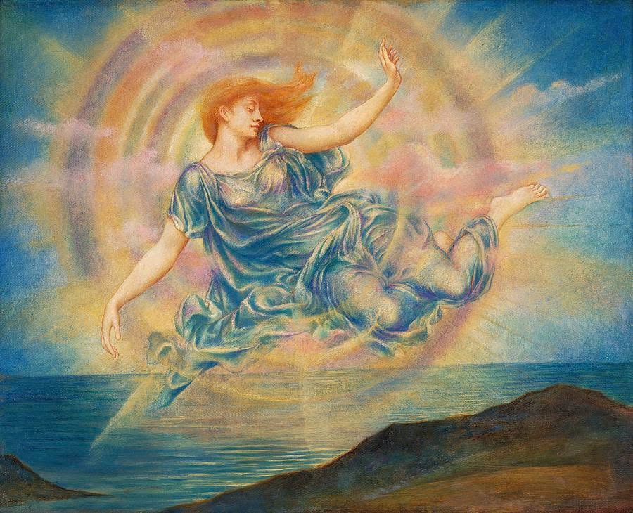 Evelyn de Morgan - Evening Star over the Sea