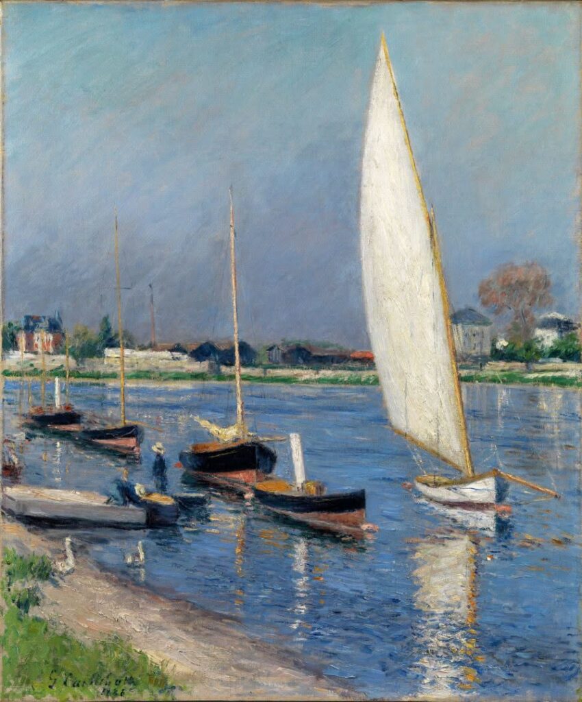 Sailboats on the Seine at Argenteuil